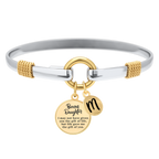 Bonus Daughter - Two-Tone Custom Charm Bracelet