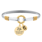 Bonus Daughter - Two-Tone Custom Charm Bracelet