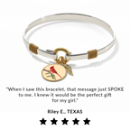 Cardinal - Two-Tone Custom Charm Bracelet