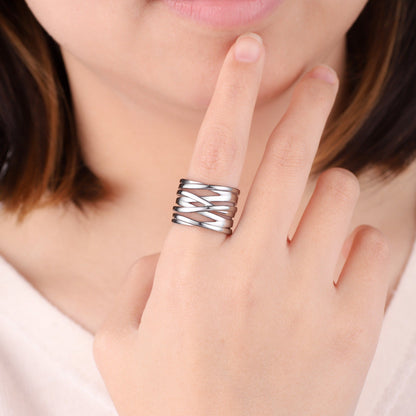 Wire Wrap Statement Ring