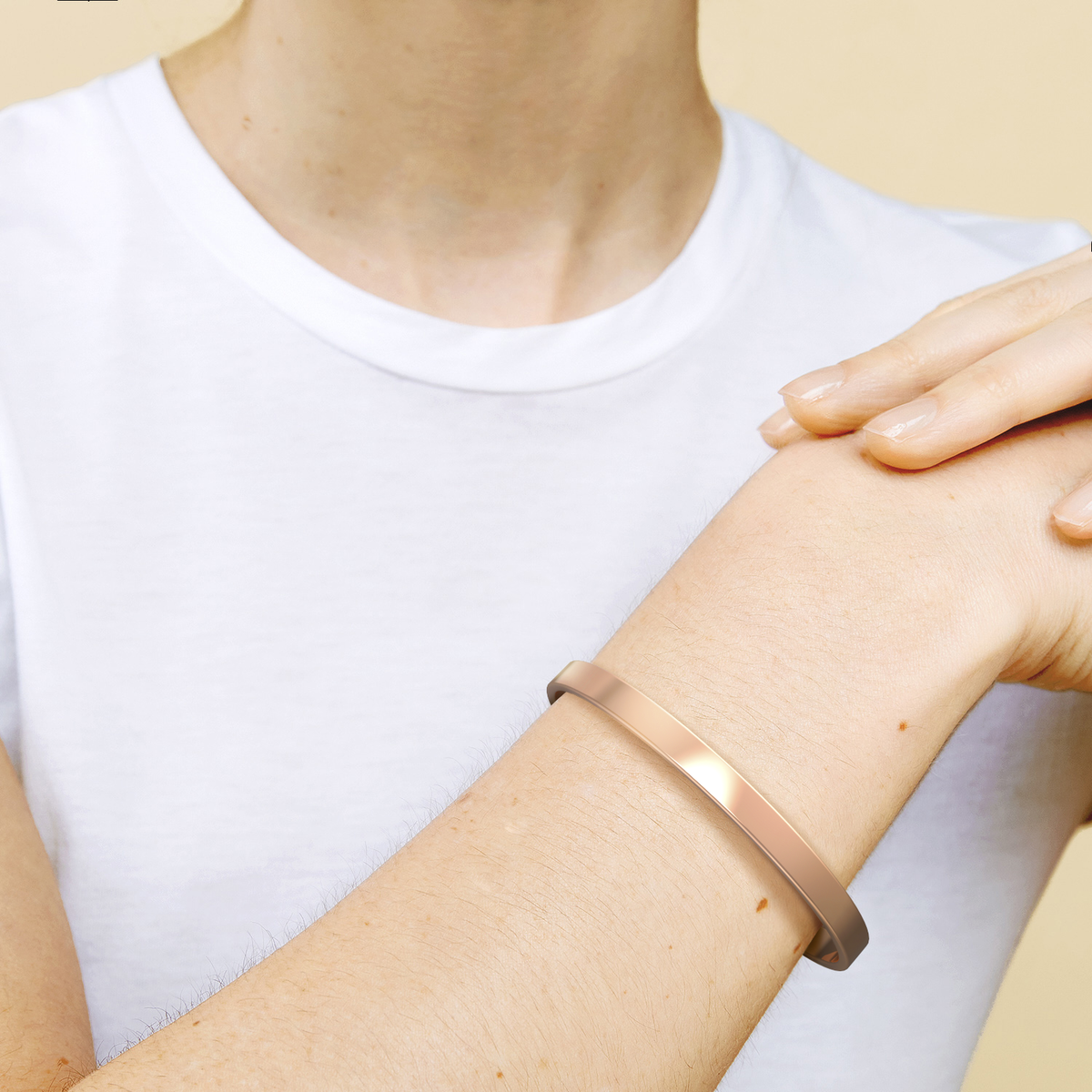 Not Sisters By Blood But Sisters By Heart Cuff Bracelet